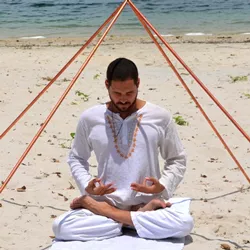 Copper Pyramid for Lying Down