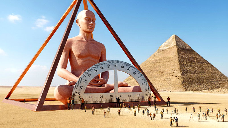 Meditation Pyramid Angles