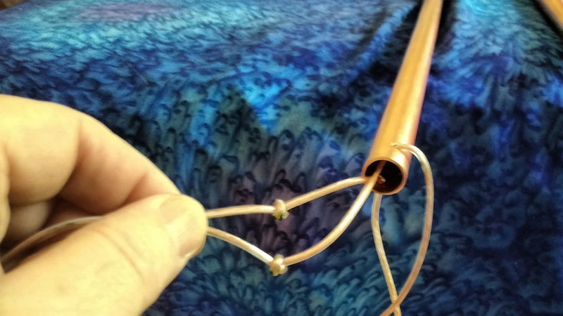 Replacing Wire on Copper Pyramid, 5