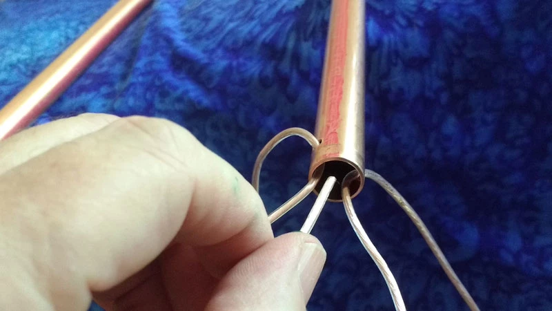 Replacing Wire on Copper Pyramid, 8