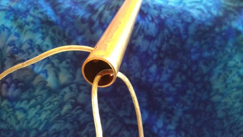 Replacing Wire on Copper Pyramid, 10