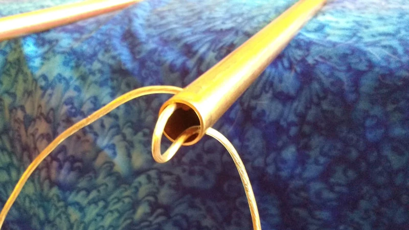 Replacing Wire on Copper Pyramid, 11