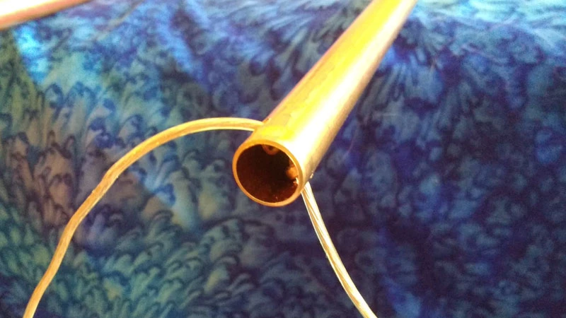 Replacing Wire on Copper Pyramid, 12